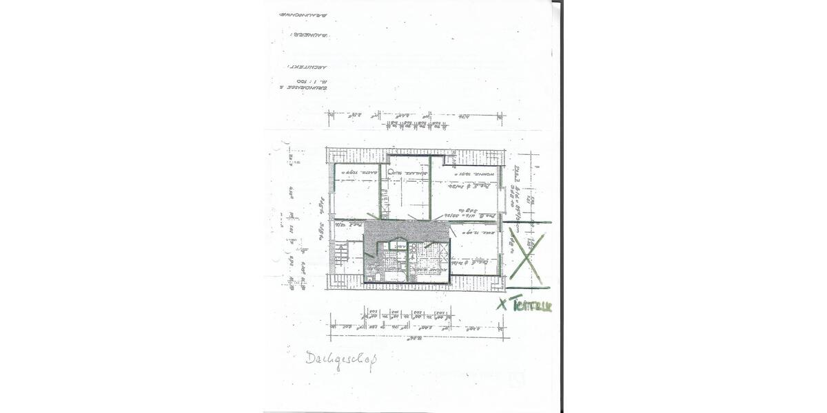 Dachgeschoßwohnung Vordorf - 4 Zimmer, 96 m&sup2;, 1.045&euro; | Angebot:27601054