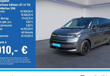 VW T7 Multivan 15.000 km 86.480 &euro; Braunschweig 38124