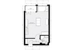 Etagenwohnung Wolfsburg - 1 Zimmer, 34 m&sup2;, 540&euro; | Angebot:27603125