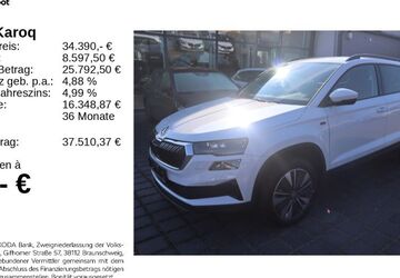 Skoda Karoq 24.878 km 34.240 &euro; Gifhorn 38518